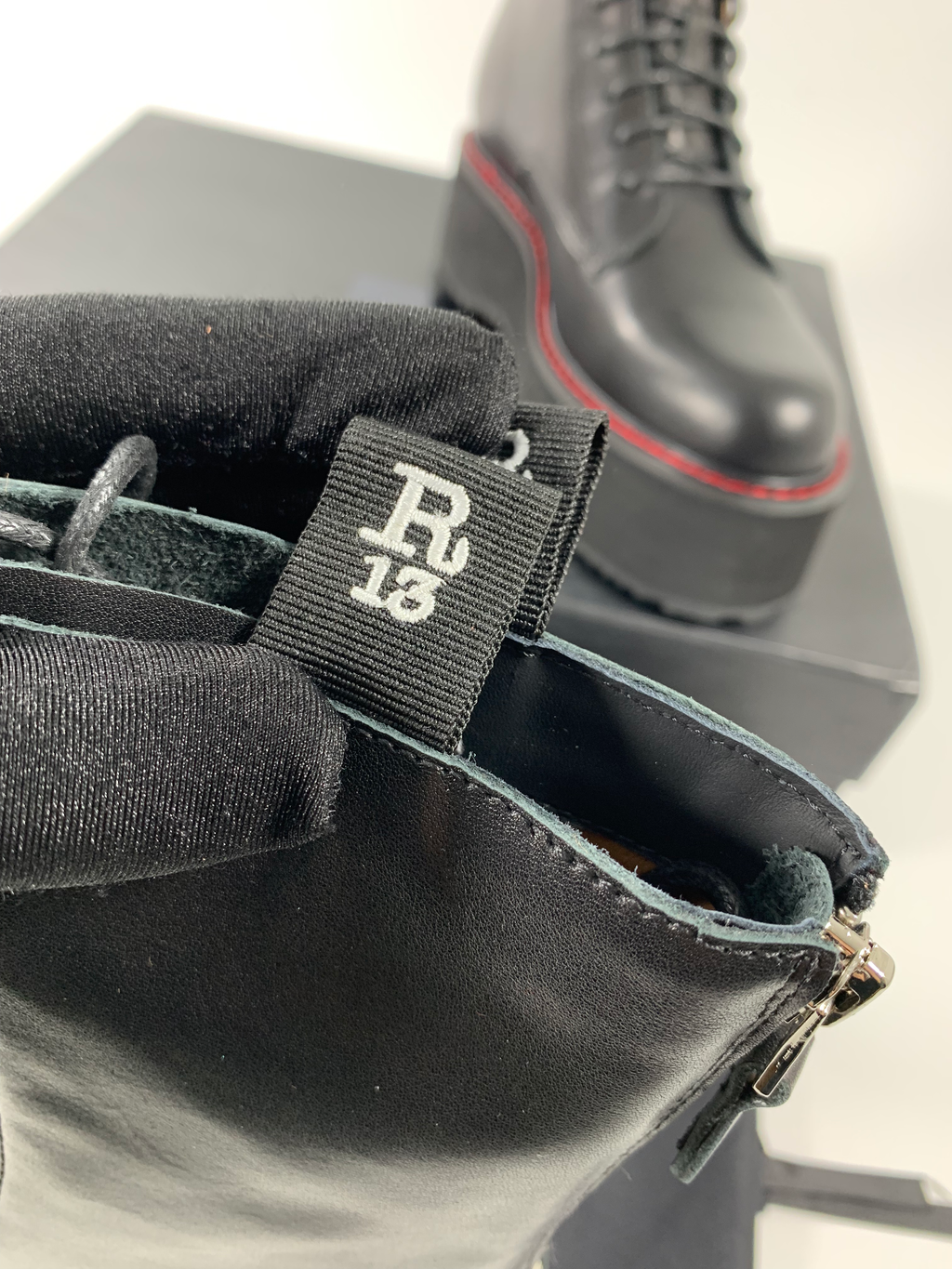 Black Double Stack Boot