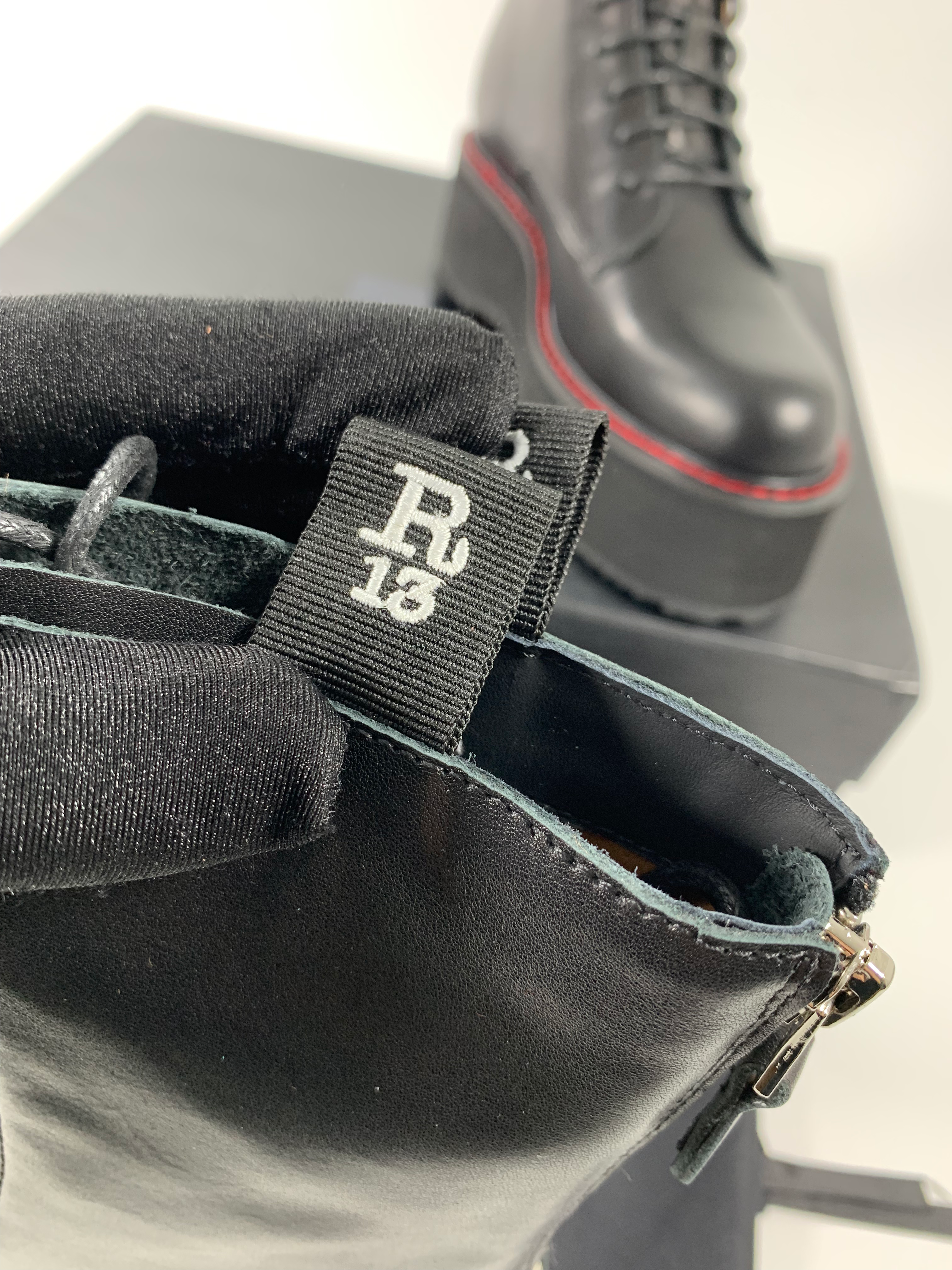 Black Double Stack Boot