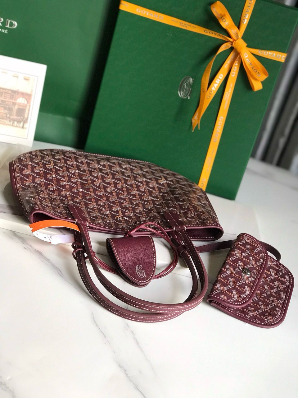Burgundy Anjou Mini Bag