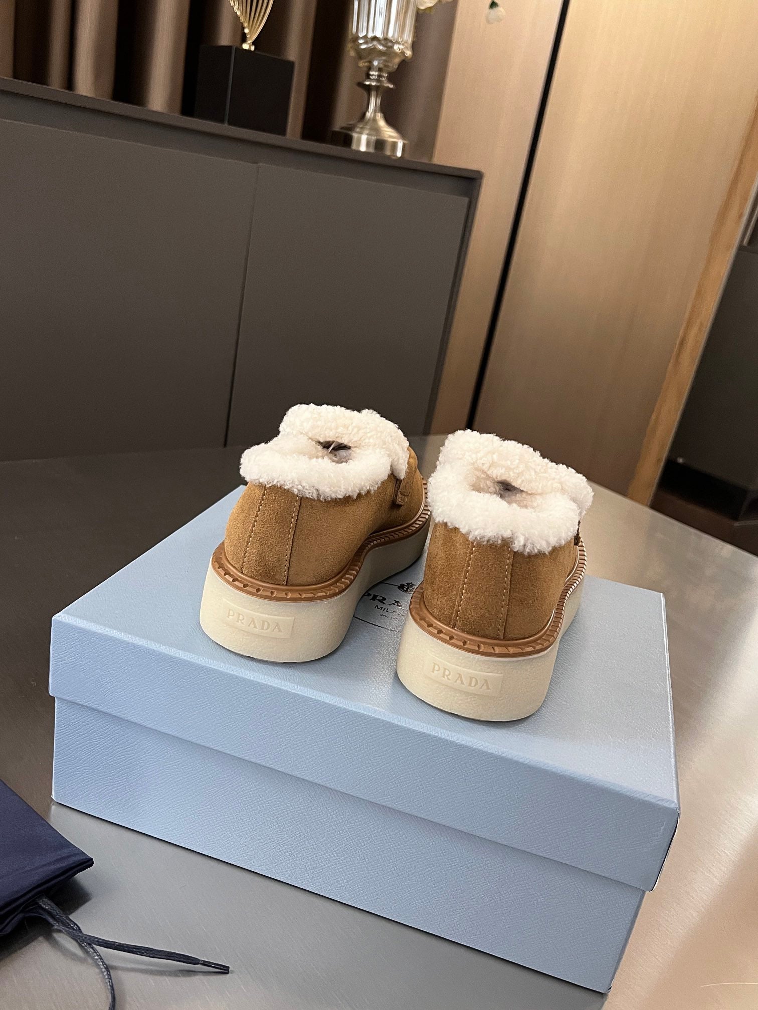 Cinnamon Suede Loafers