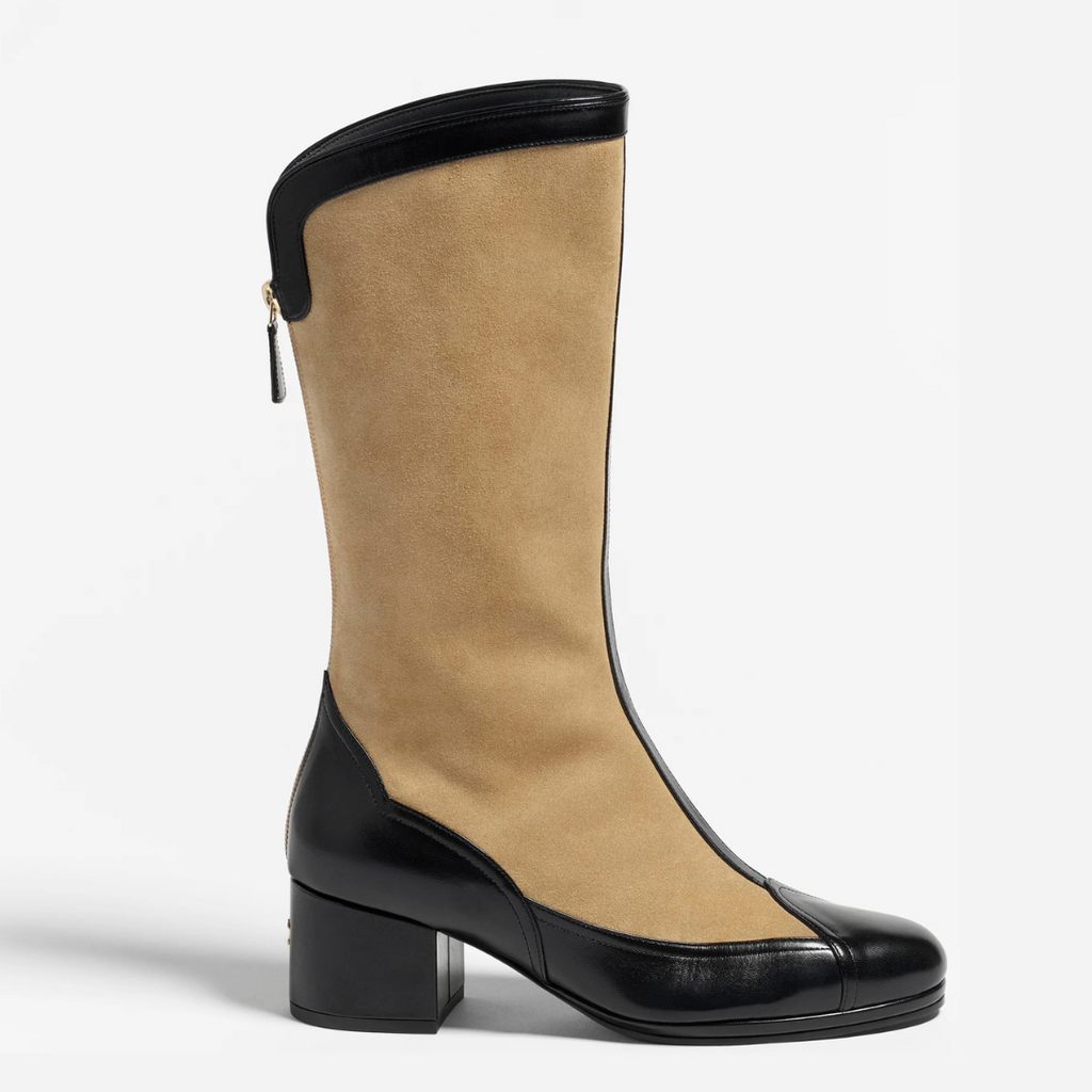 Beige & Black Métiers D’art High Boots