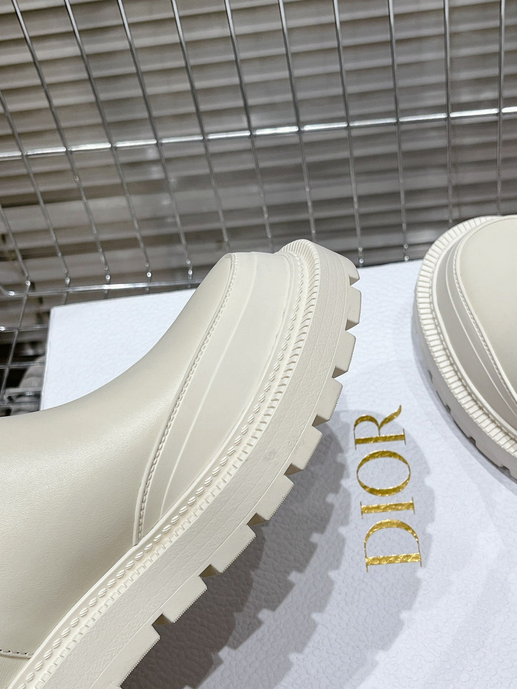 White Empreinte Ankle Boot