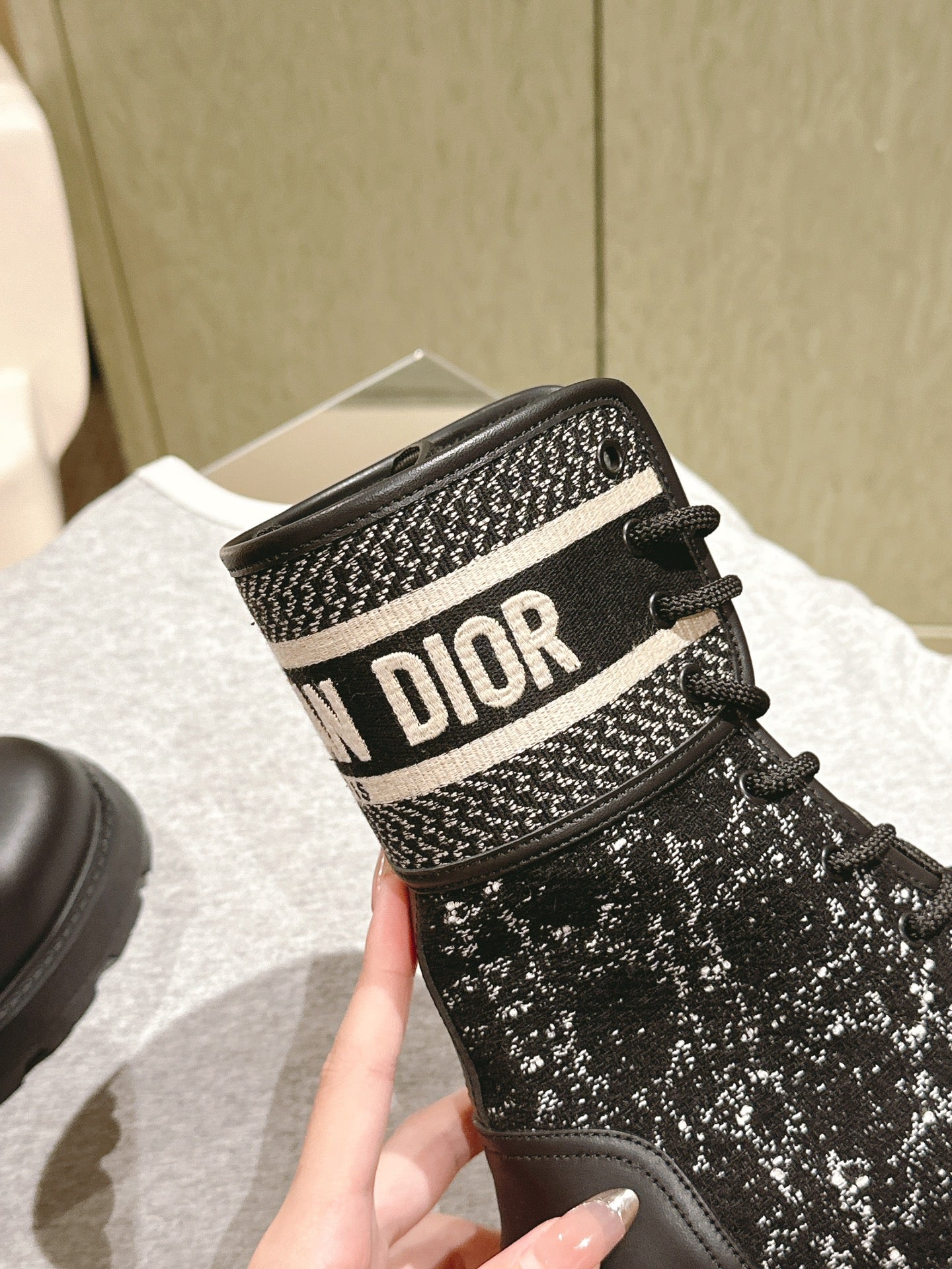 Black & White D-Major Ankle Boot