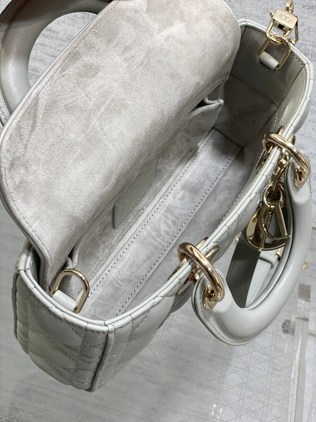 Cloud Gray Small LDJ Bag