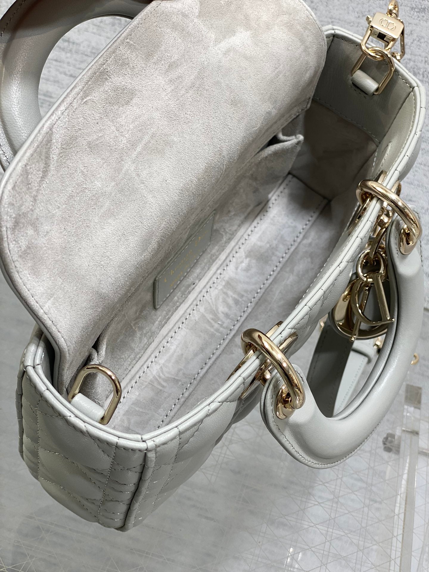 Cloud Gray Small LDJ Bag