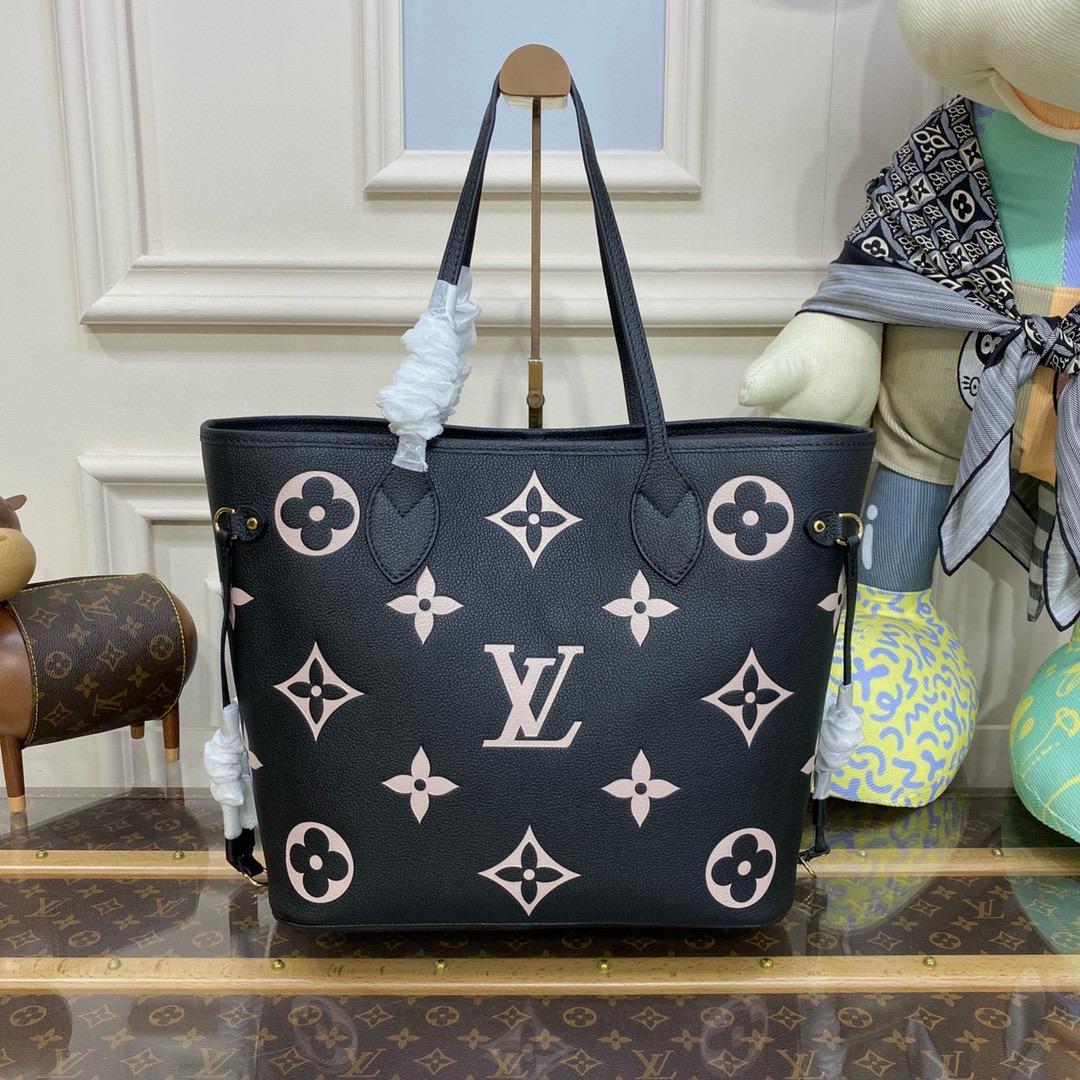 Black & Beige N MM Tote Bag