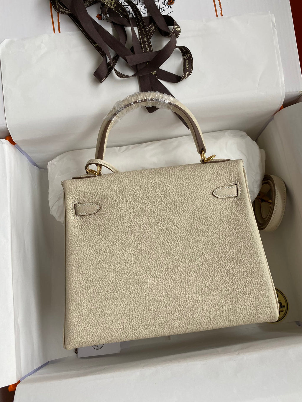 Beige HK 28 bag