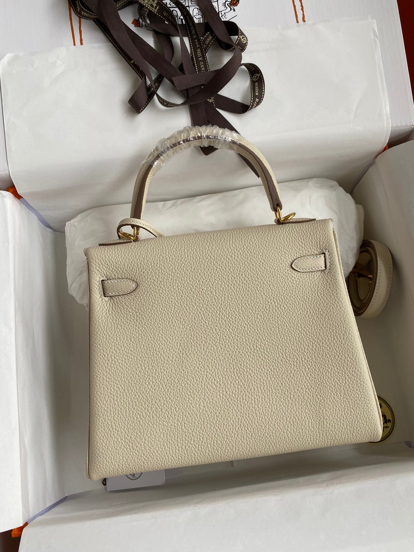 Beige HK 25 bag
