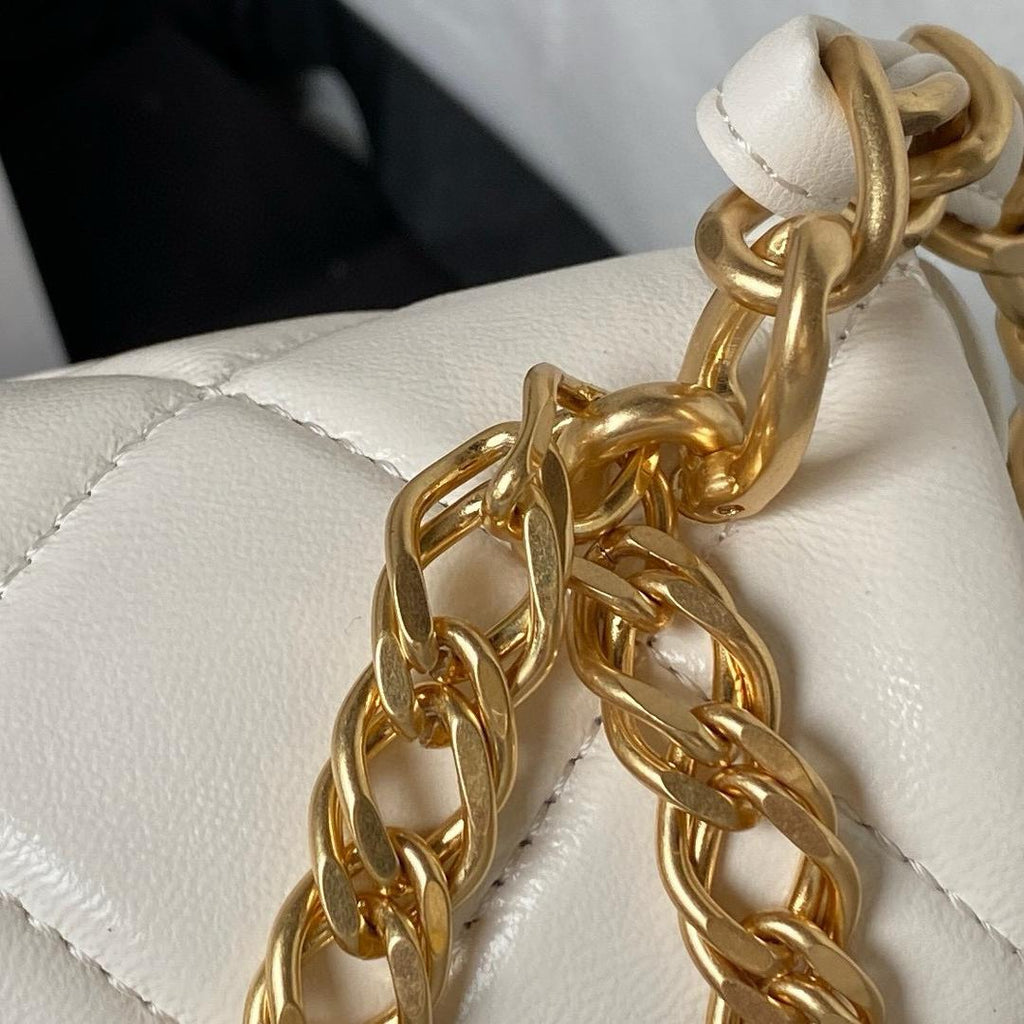 White Small Flap Bag