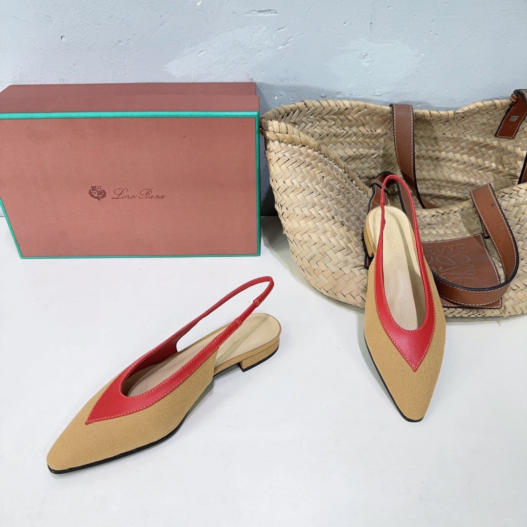 Hinoki Wood/Deep Kummel Rebecca Slingback