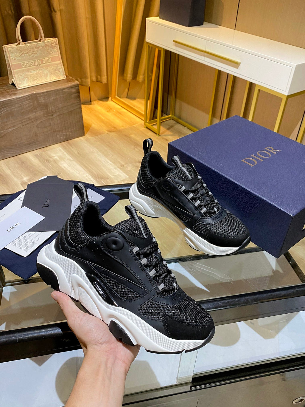 Black DB men's sneaker