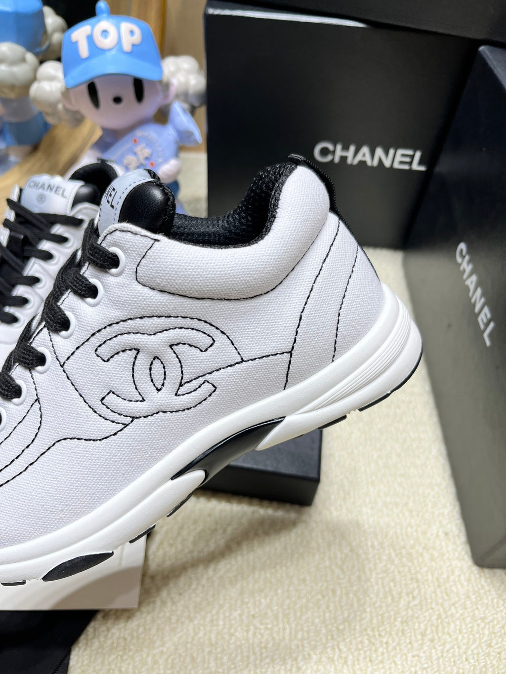 White & Black Trainers