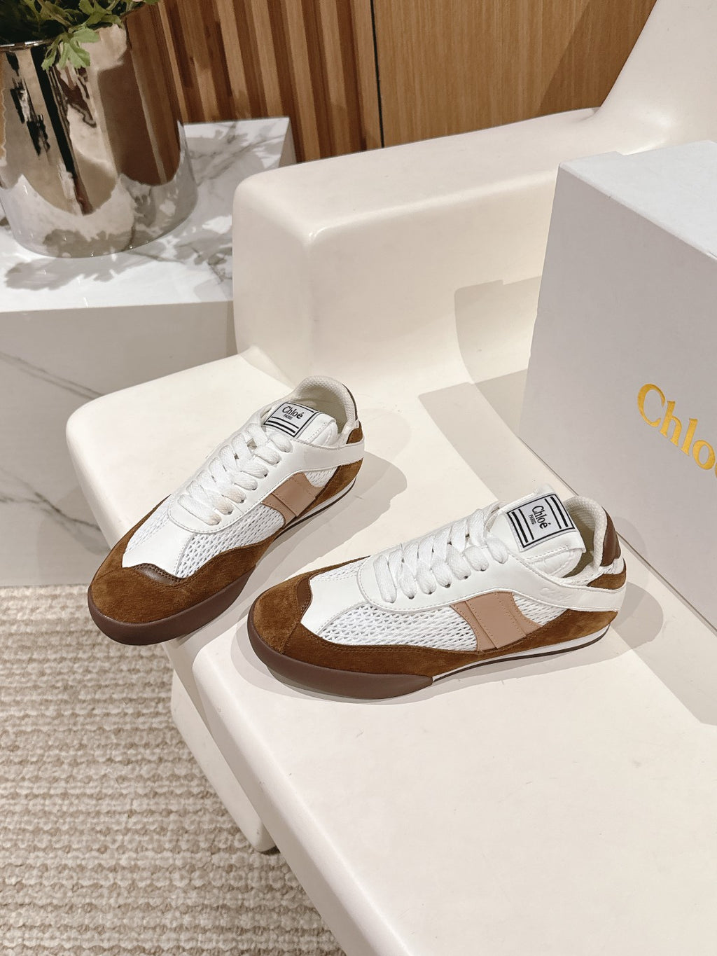 Natural Brown Kick Sneaker