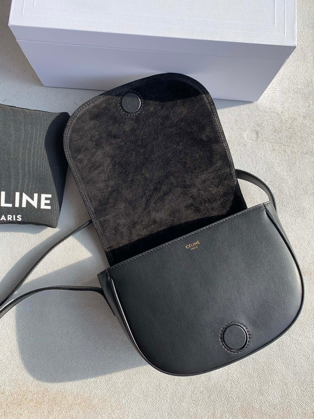 Black FC triomphe bag