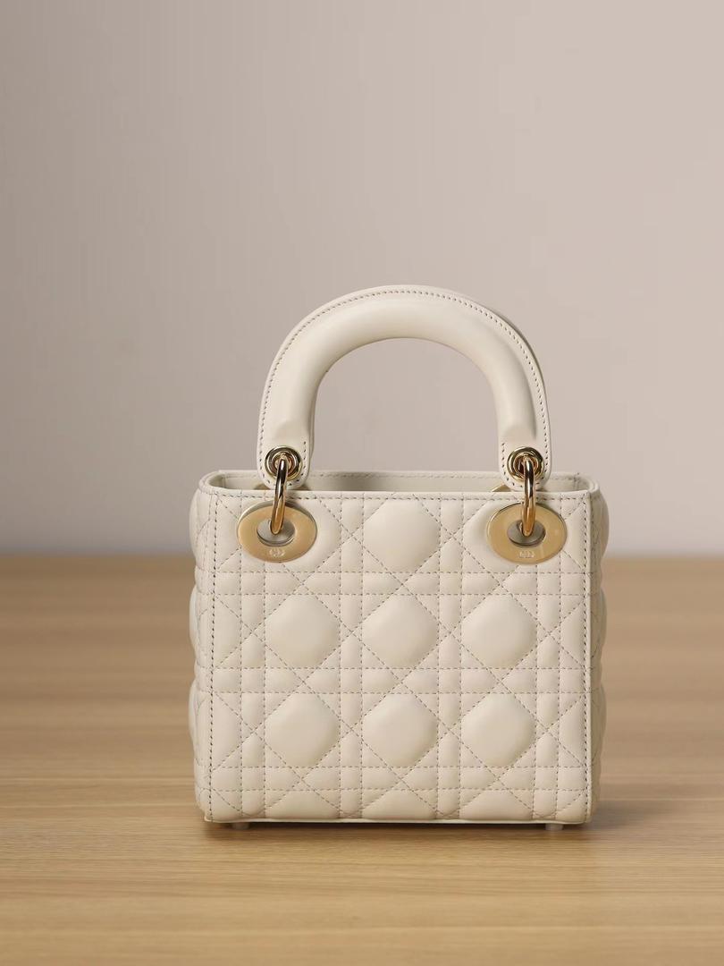 Latte Cannage Mini LD Bag