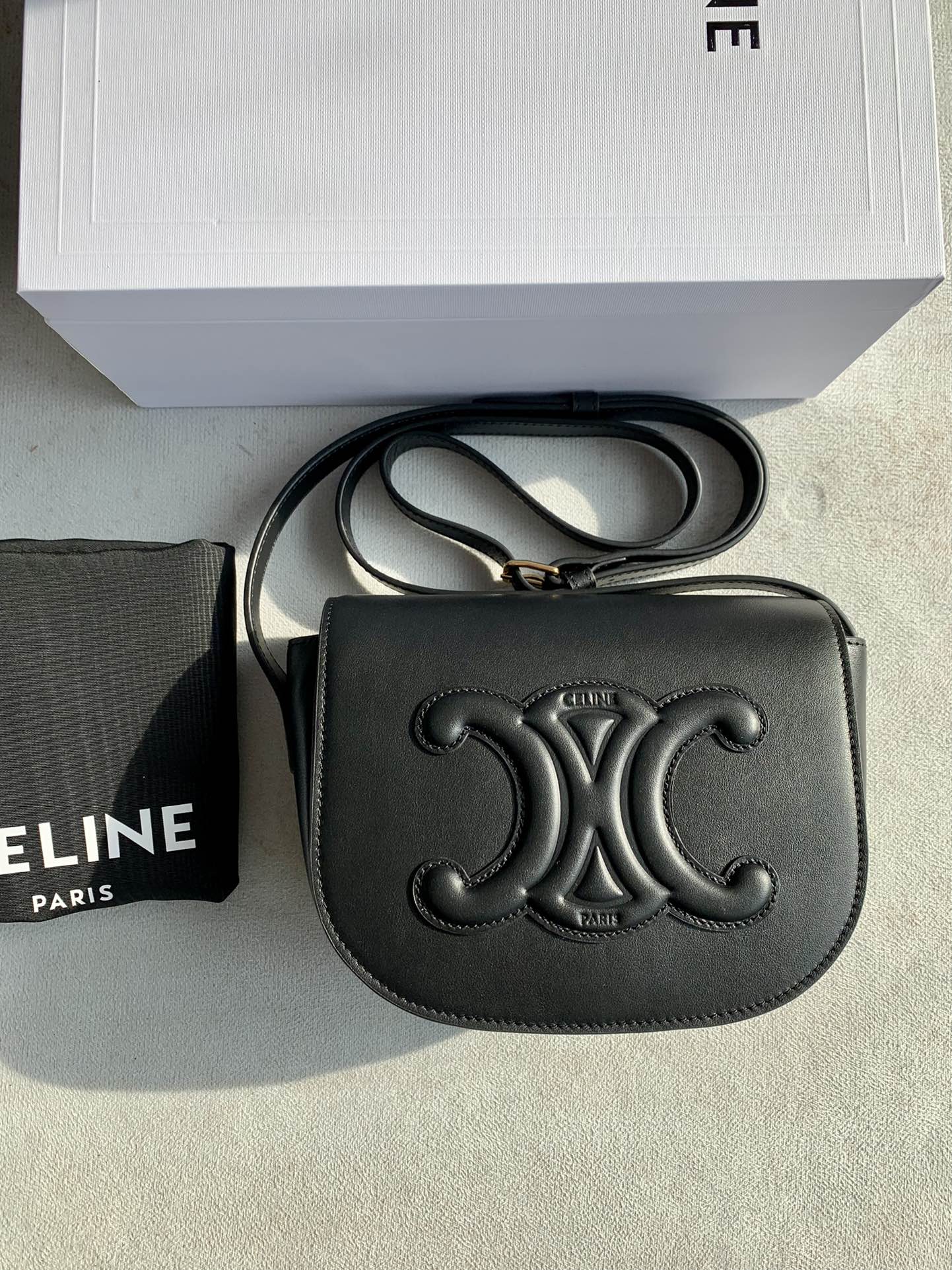 Black FC triomphe bag