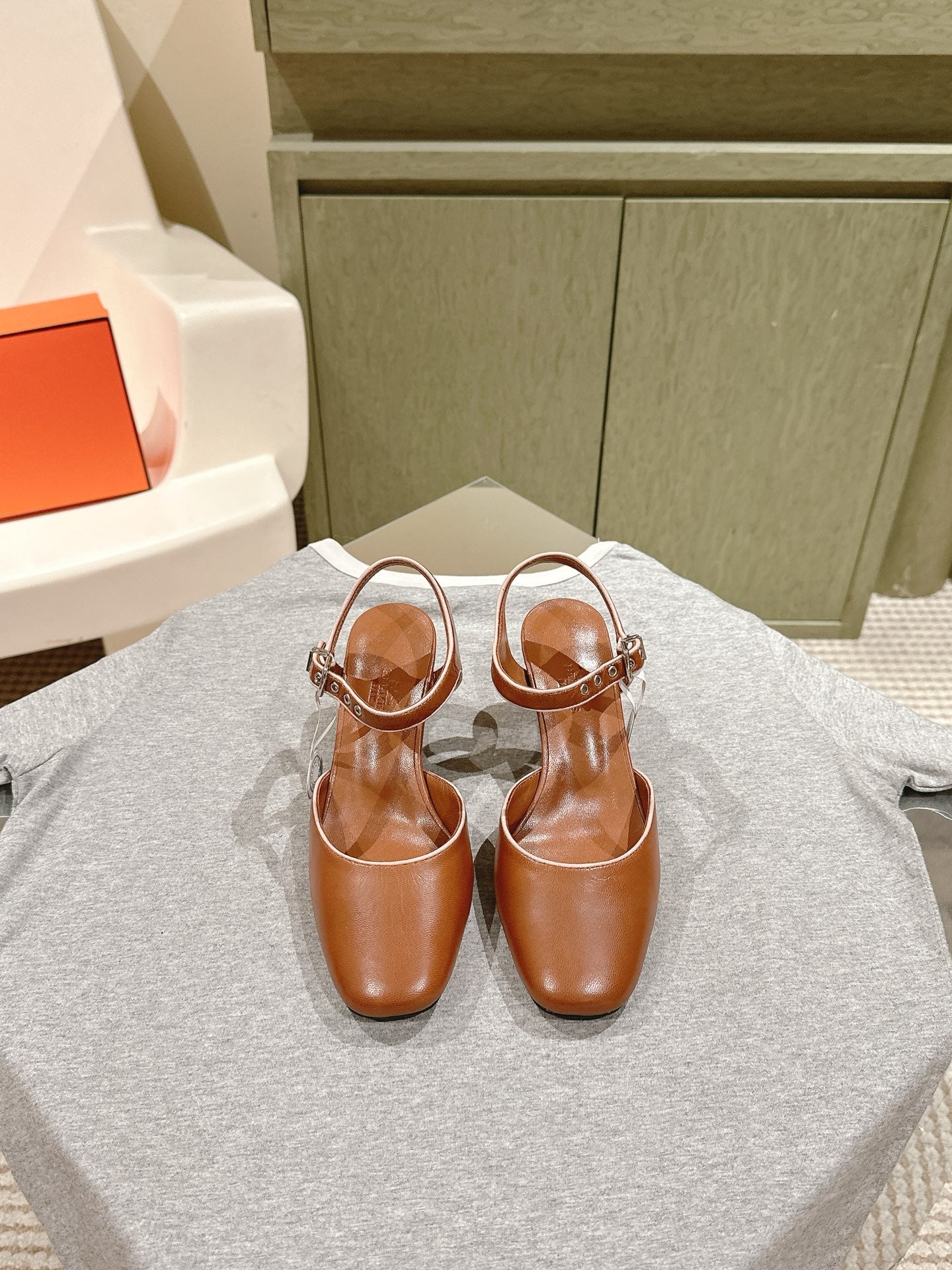 Marron Alezan Kamilla 60 Pump