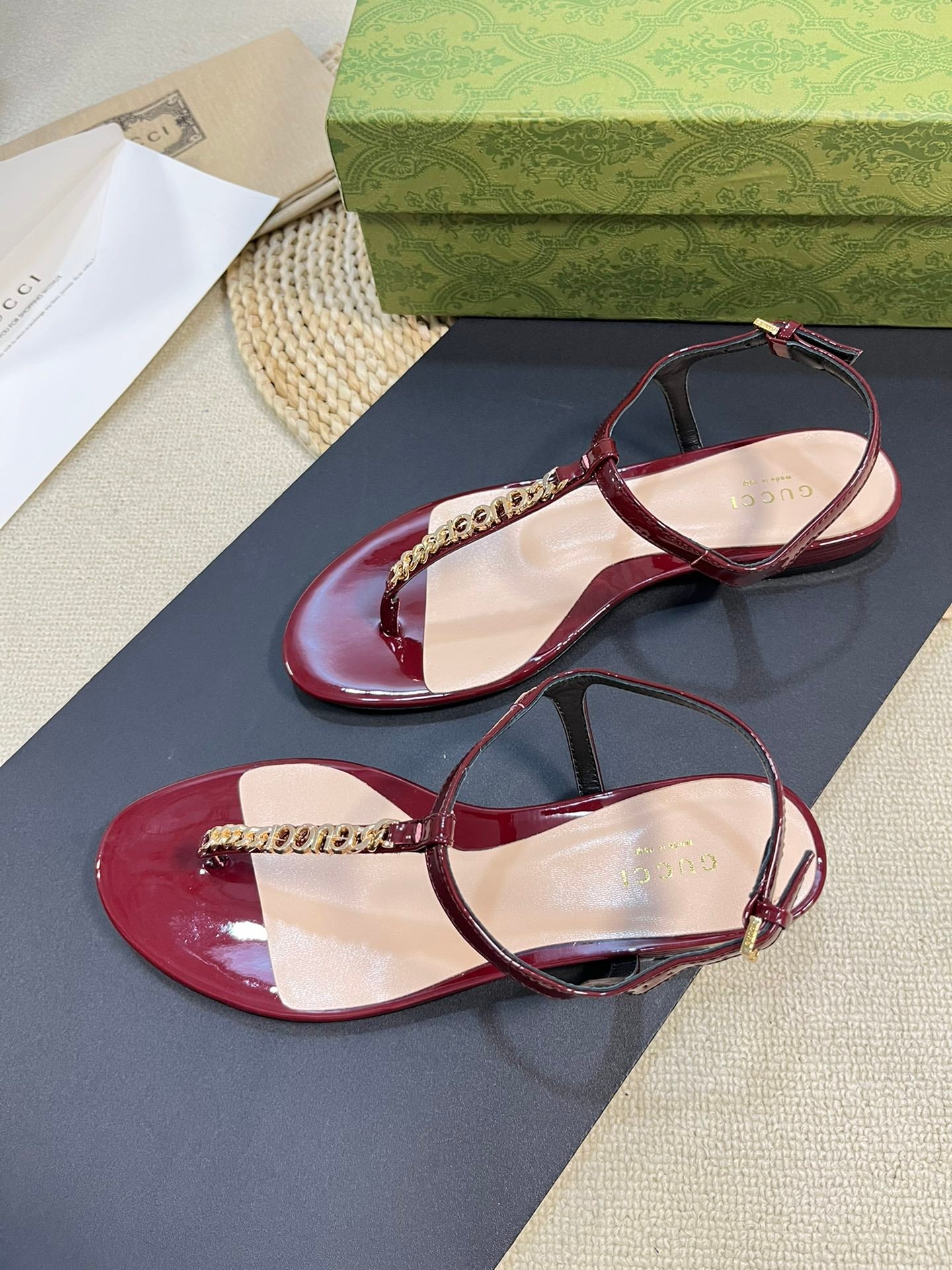 Red GS Thong Sandal