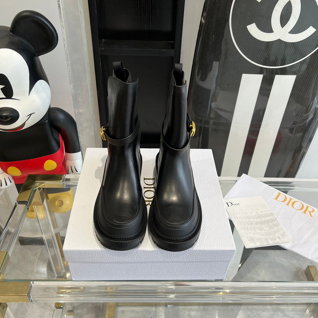 Black Empreinte Ankle Boot