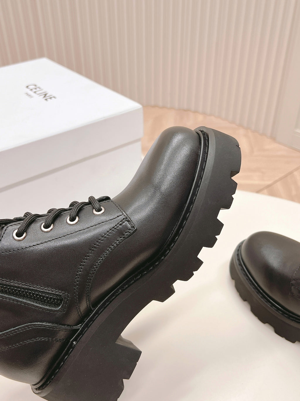 Black Rangers Mid Lace-Up Boot