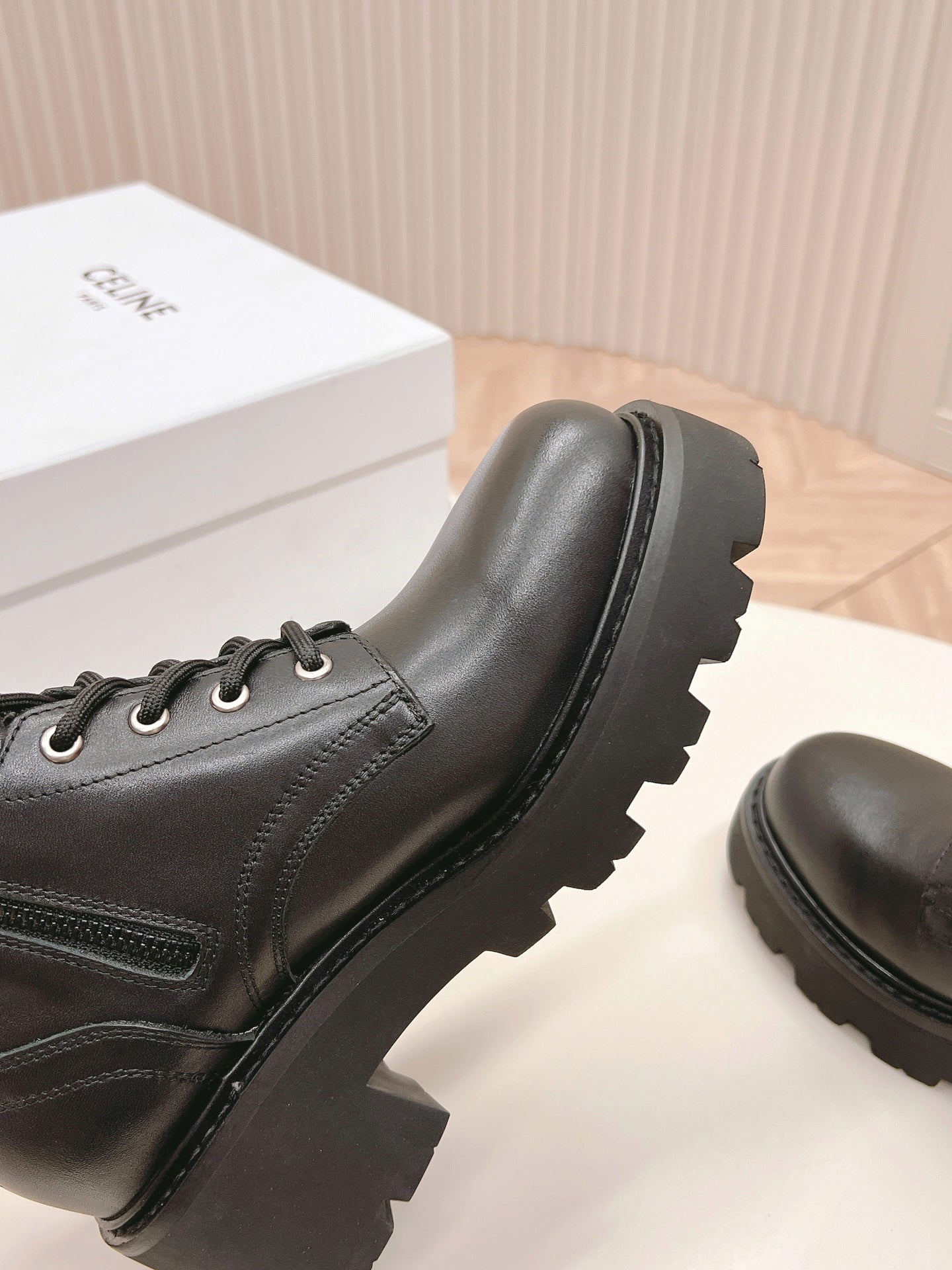 Black Rangers Mid Lace-Up Boot