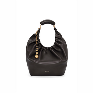 Black Medium Squeeze Bag