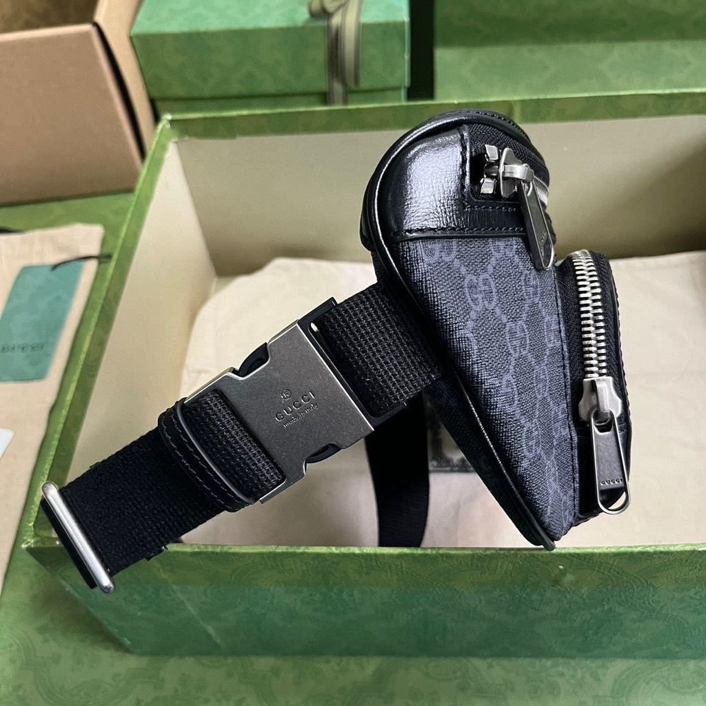 Black Men's Belt bag