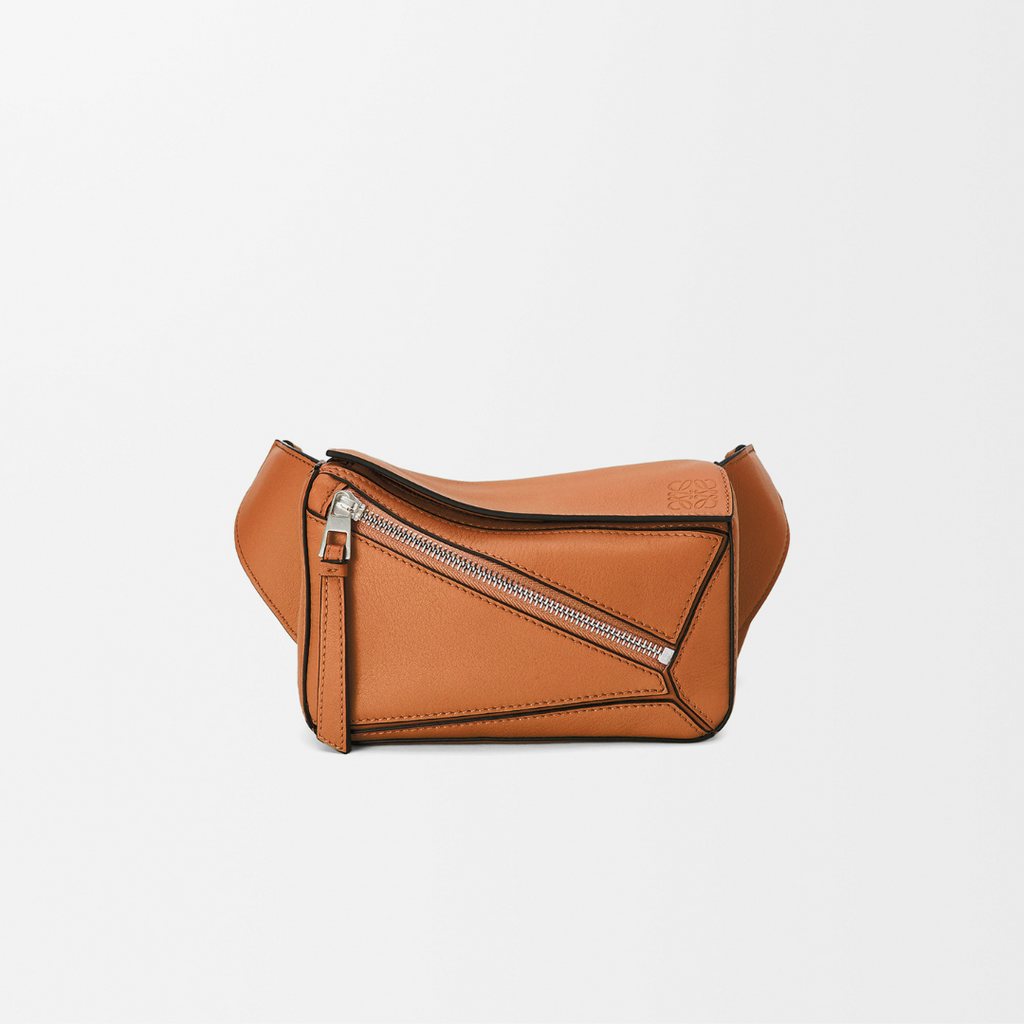 Tan Mini Puzzle Bumbag