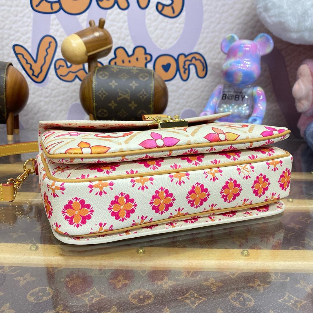 Coral By The Pool Shoulder Bag