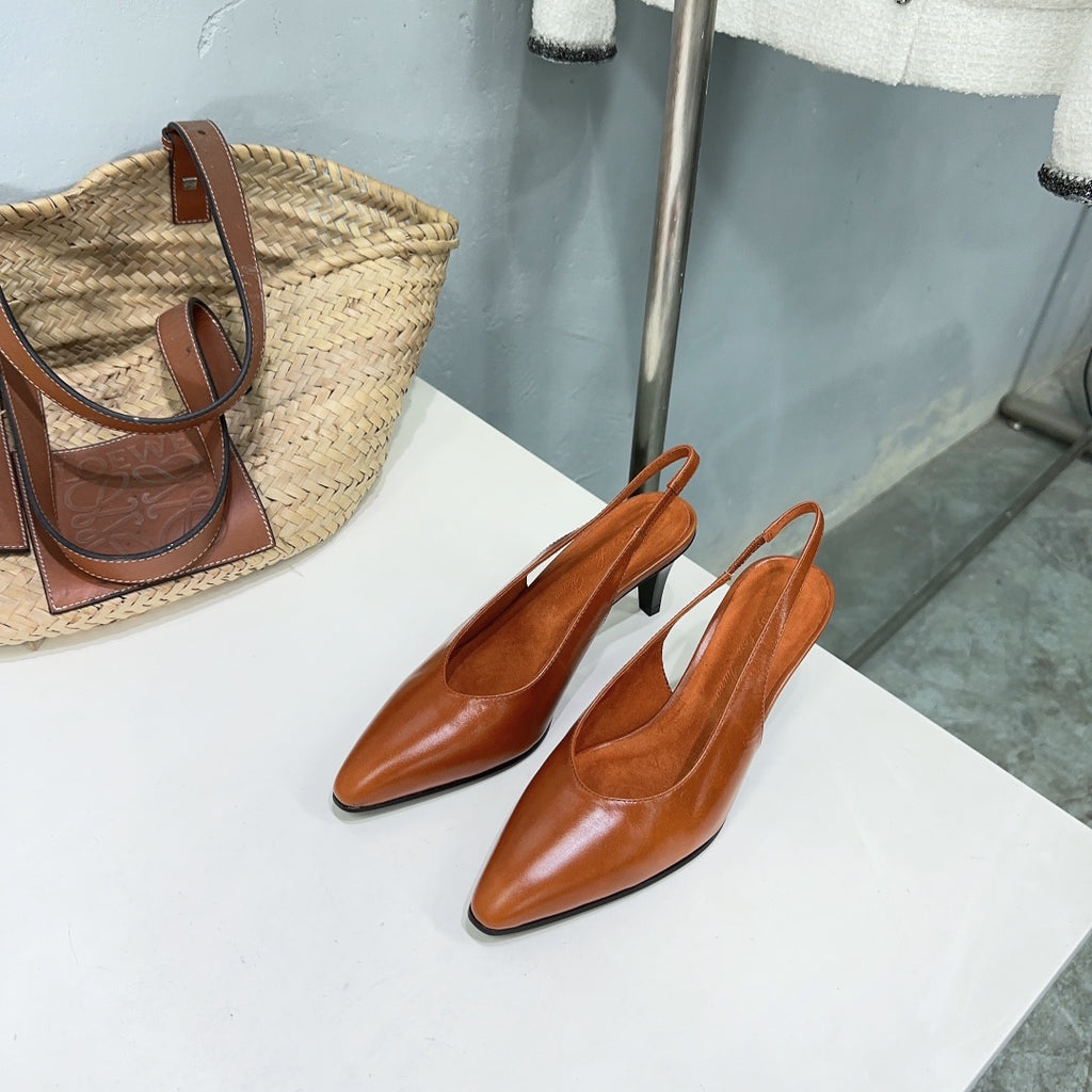Saddle Brown Rebecca Pumps