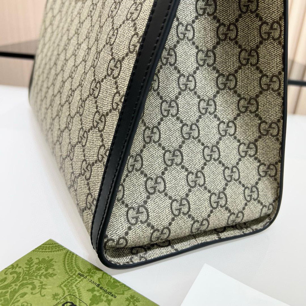 Beige/Black GP Medium Shoulder Bag