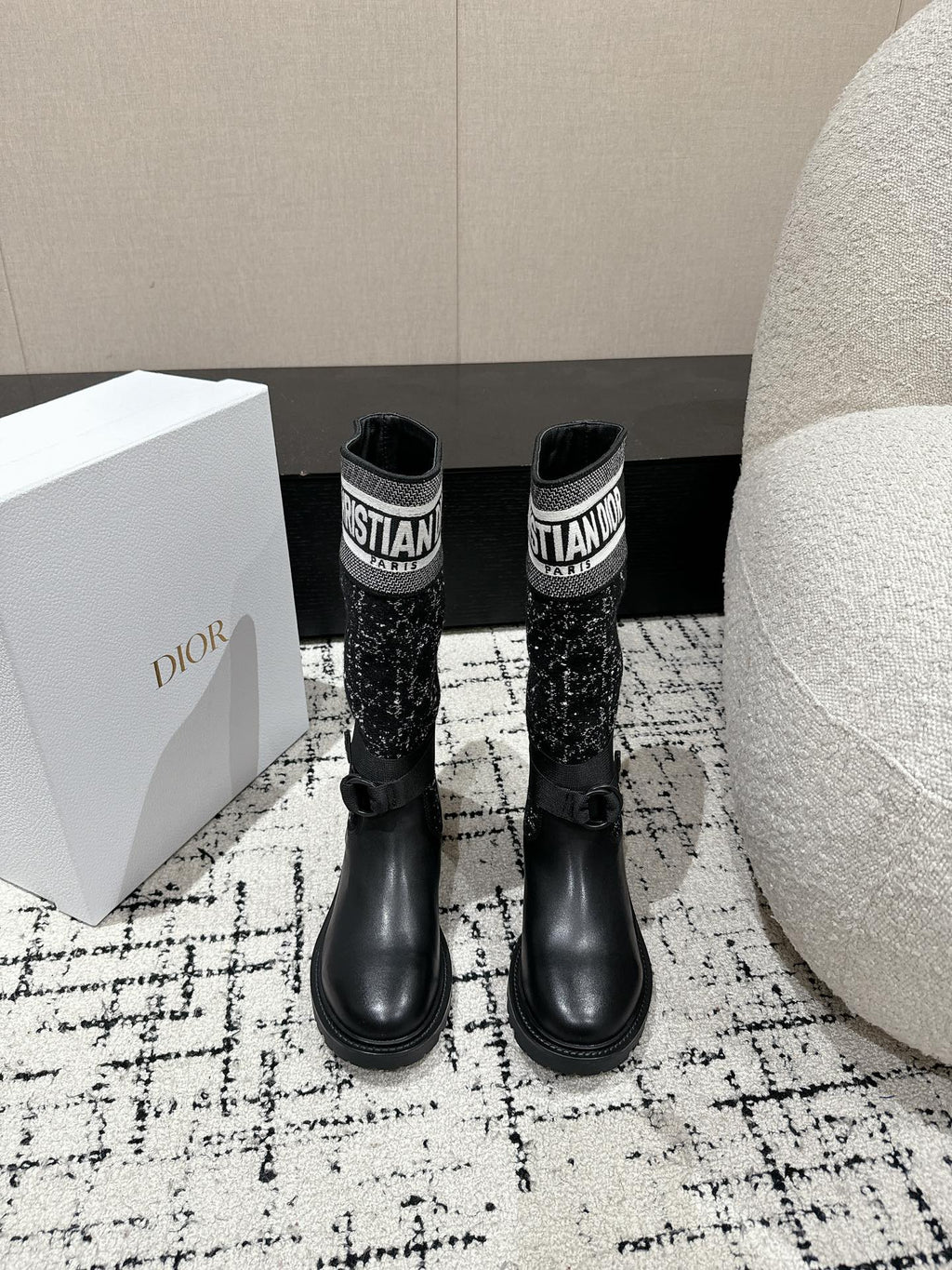 Black & White DM Boot