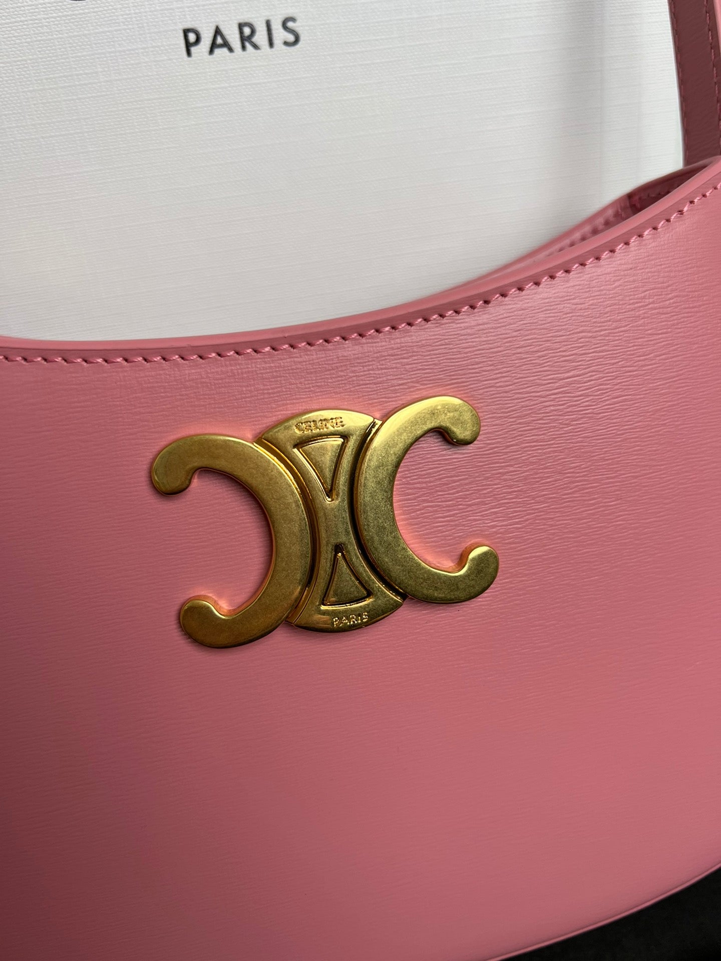 Rose Medium CT Bag In Shiny Leather