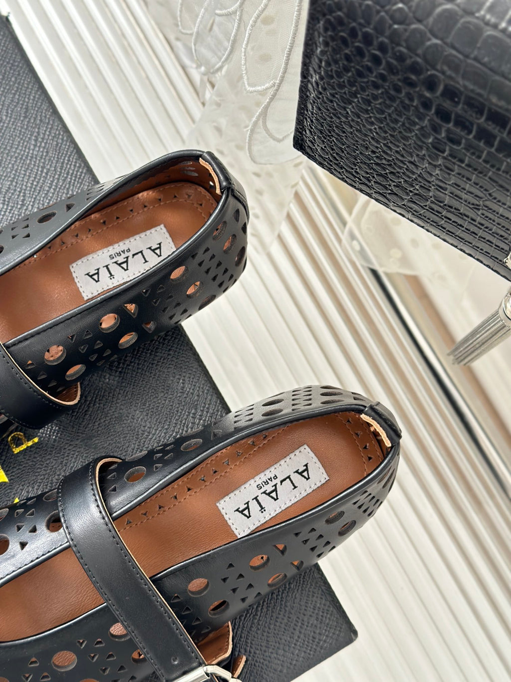 Black AV Ballet Flats