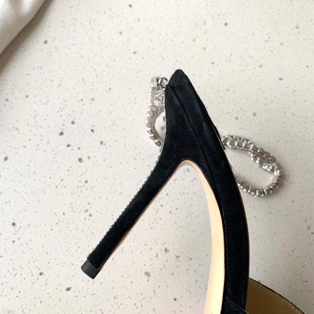 Black Suede JS Pumps