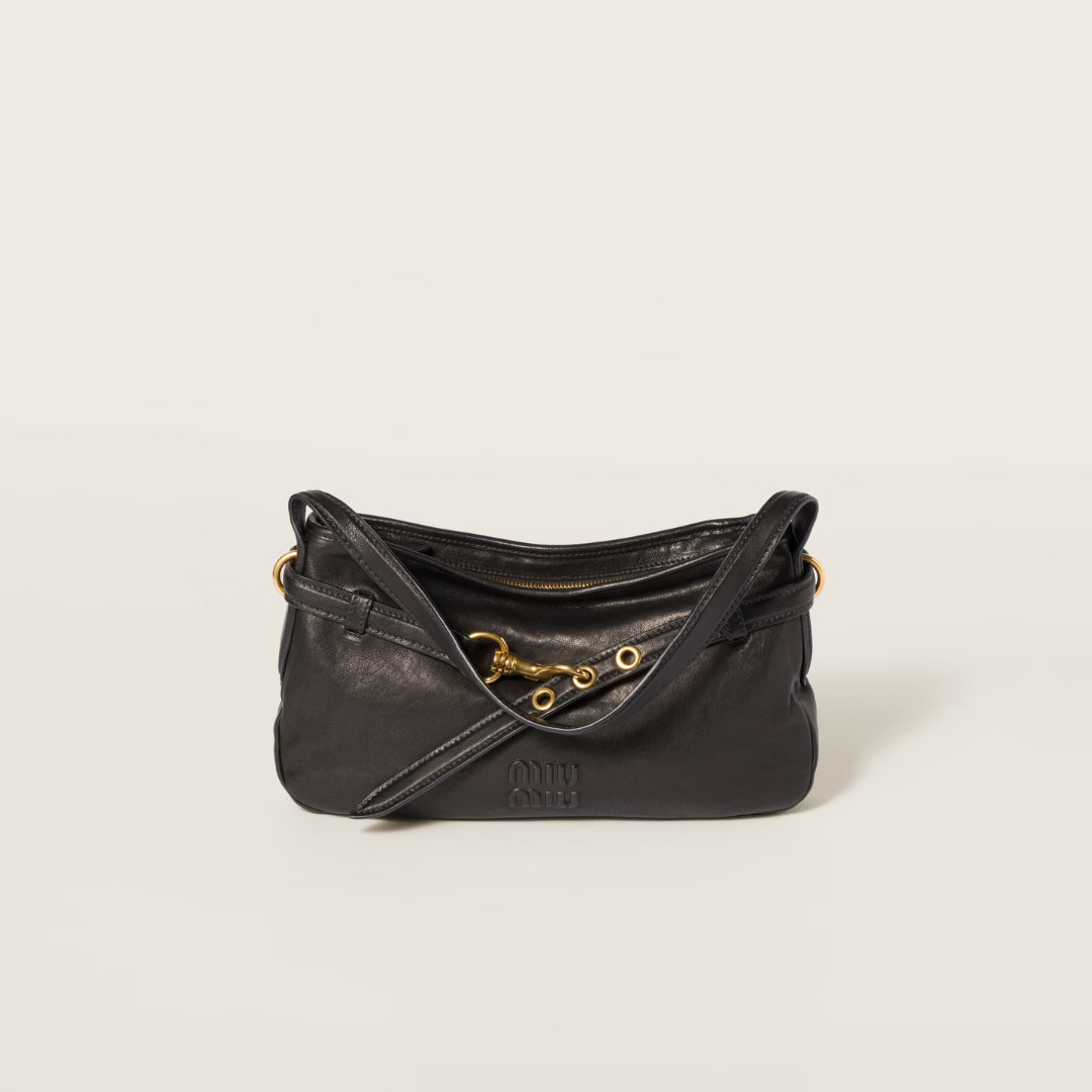 Black Aventure Leather Bag