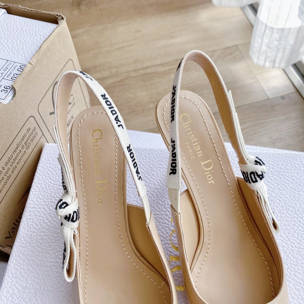 Nude Patent JD slingback  pump