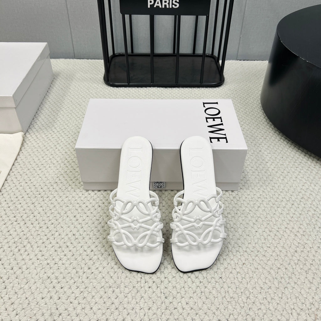 White Petal Anagram Slide