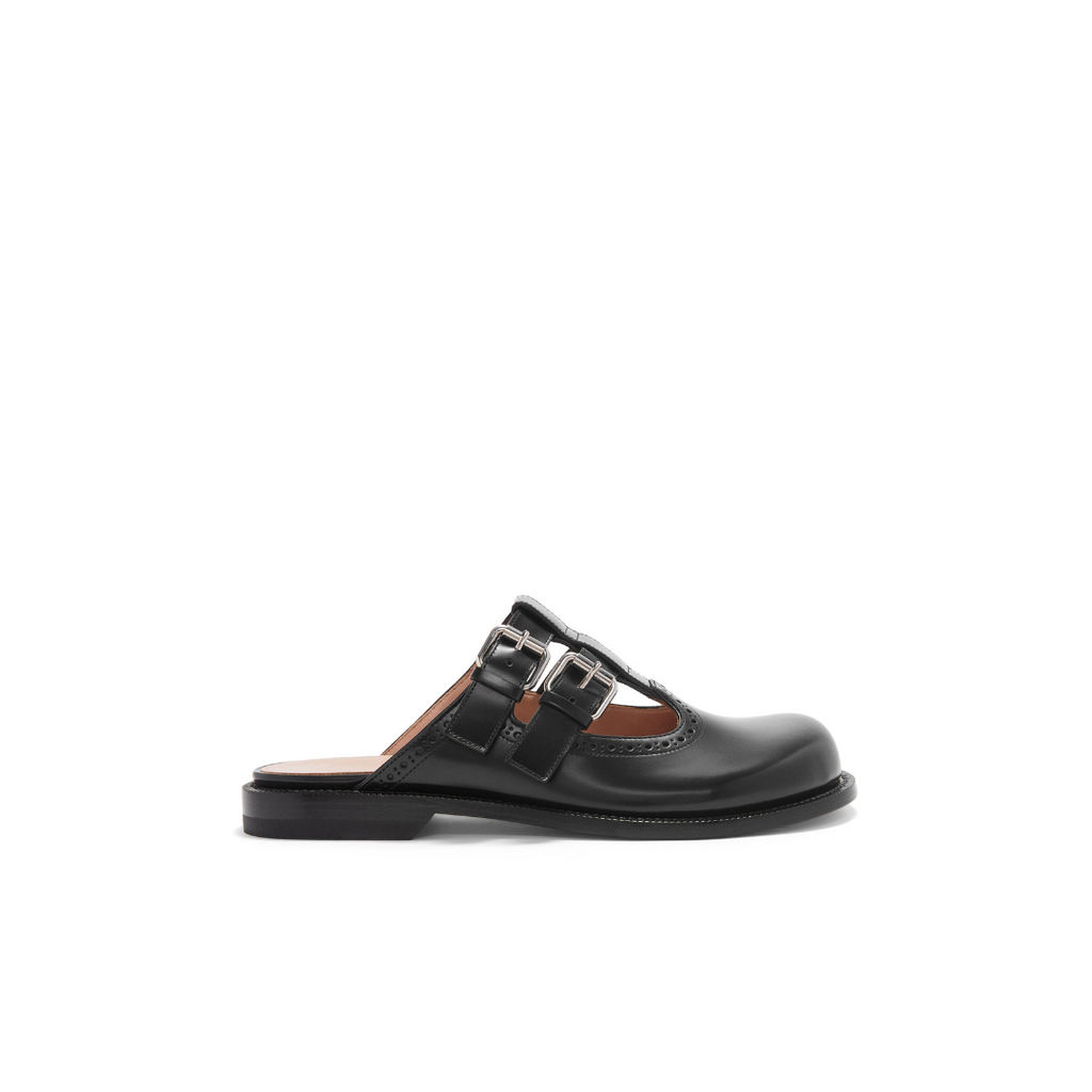 Black Campo Mary Jane Mule