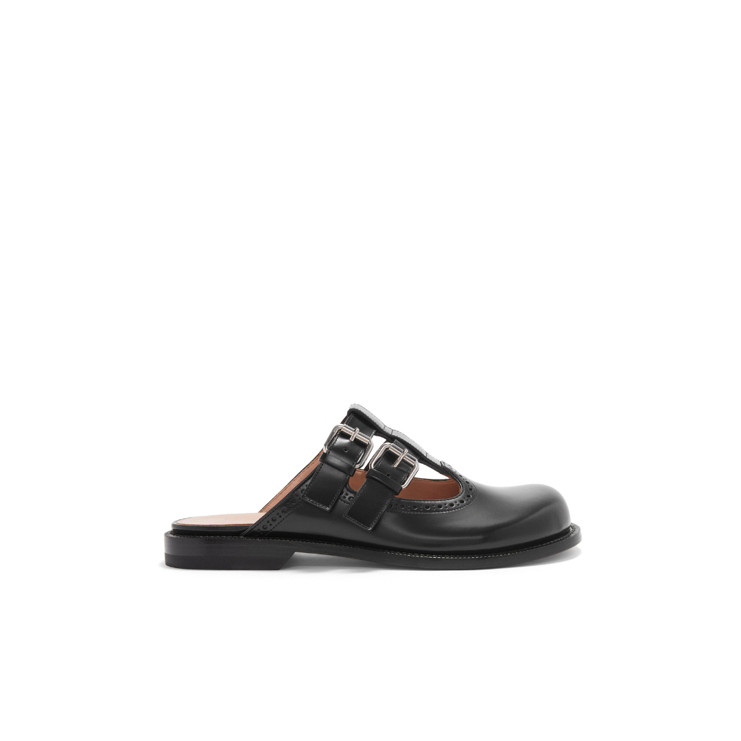 Black Campo Mary Jane Mule