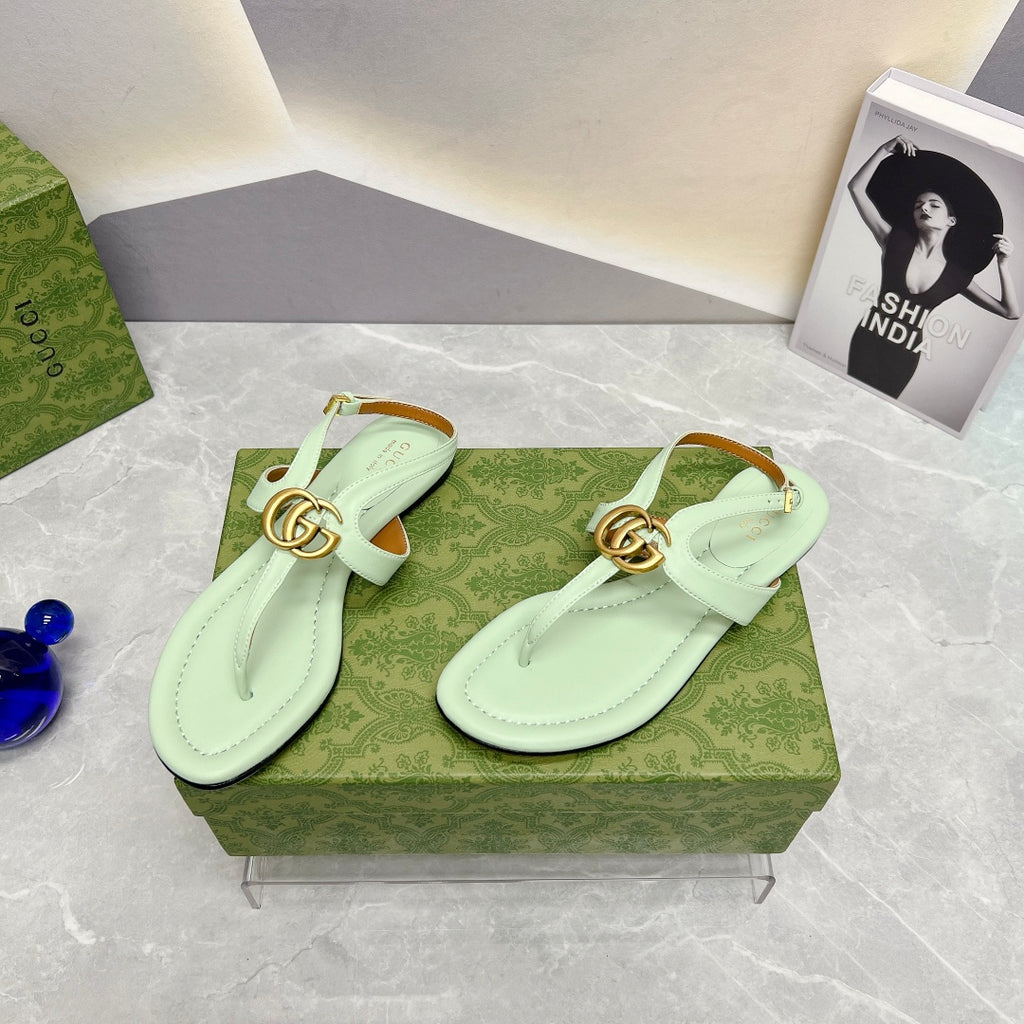 Light Green G Thong Sandal