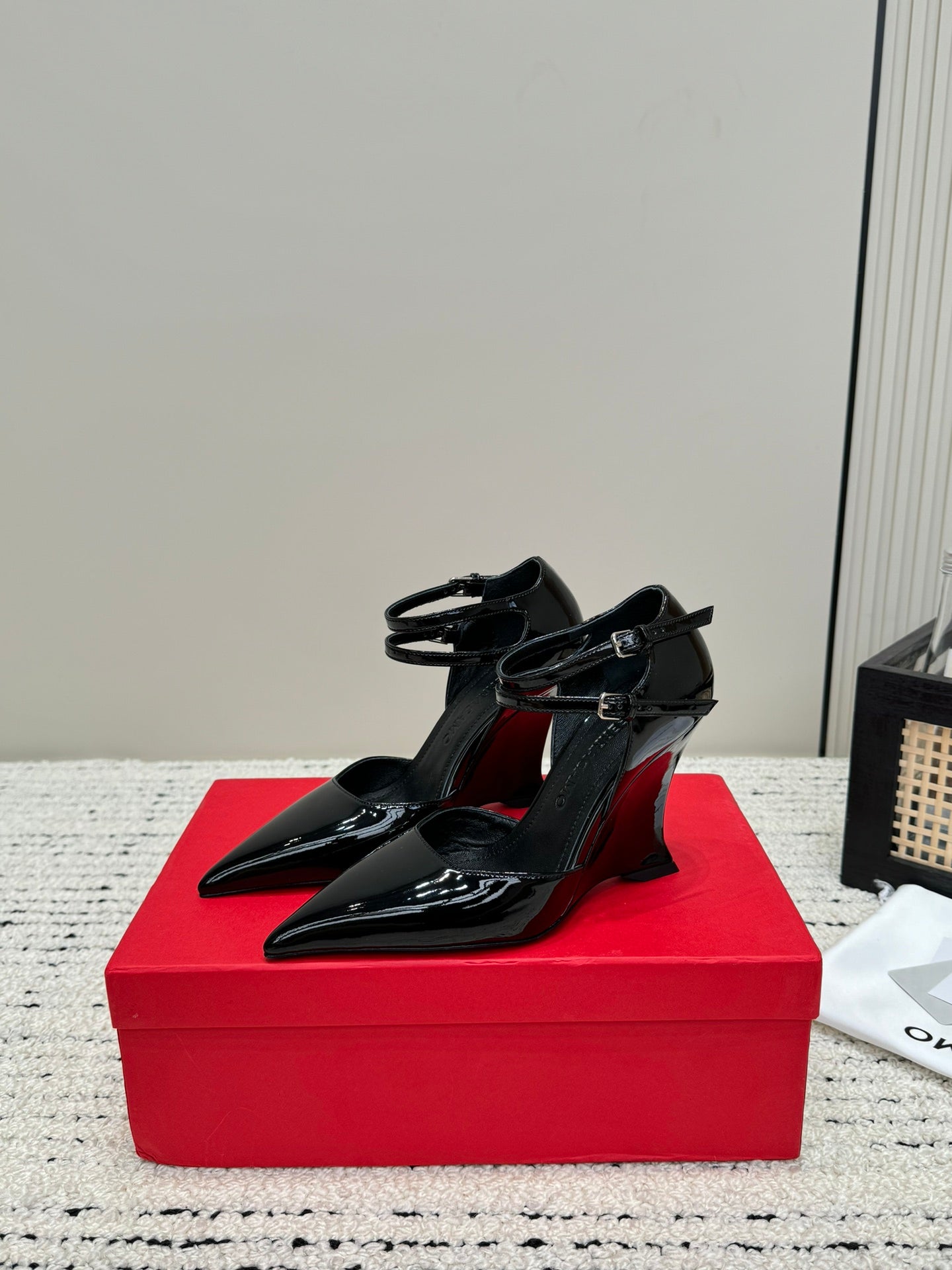 Black Pump With Wedge Heel