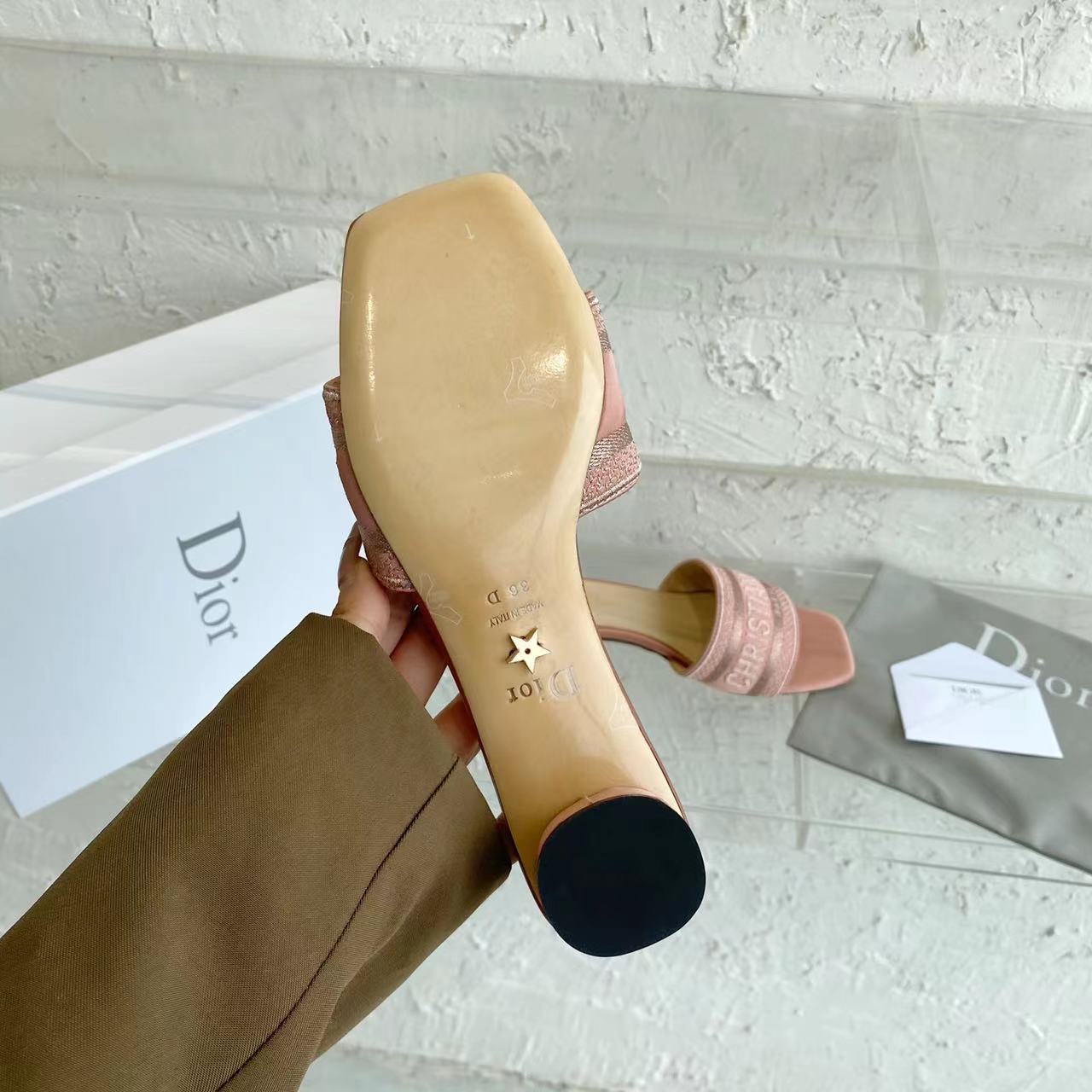 Rose DD Heeled Slide