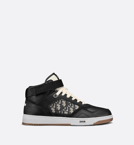 Women's Black DB mid-top sneaker