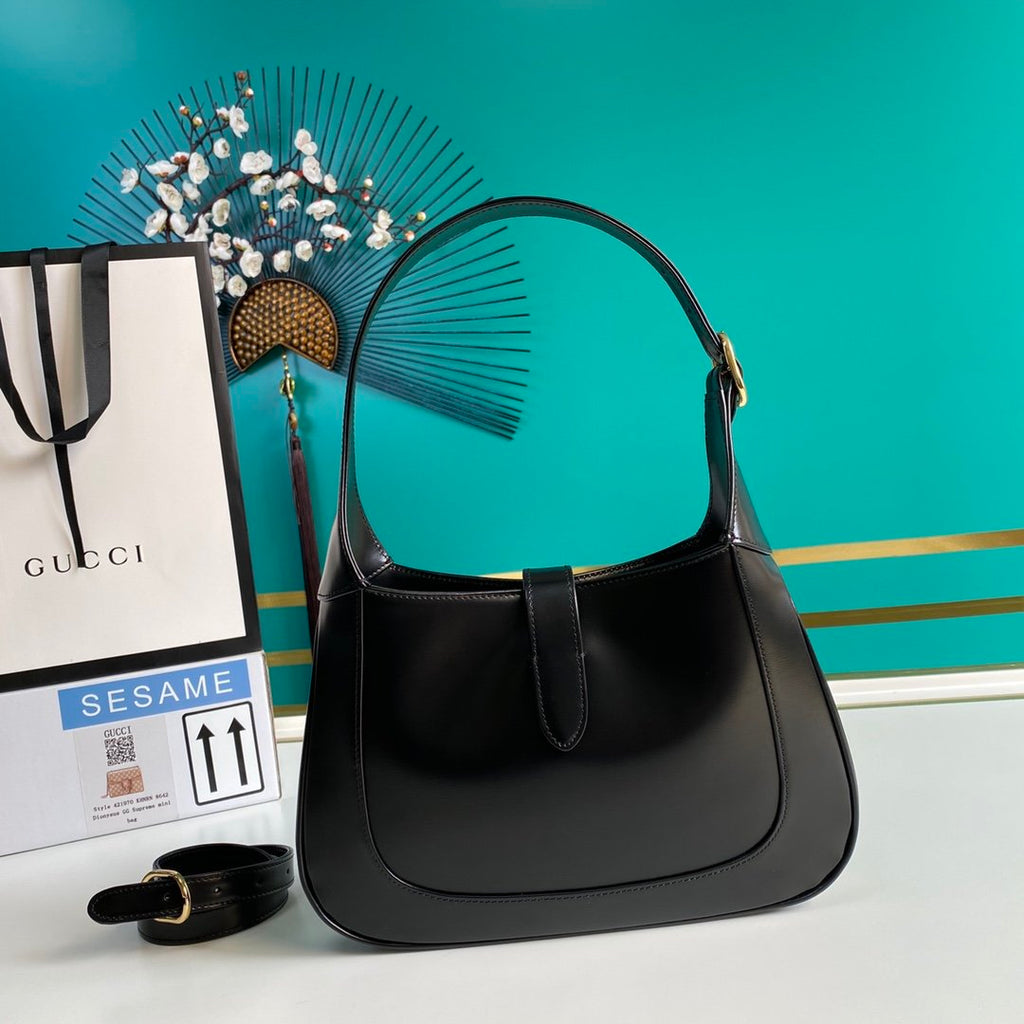 Black GJ 1961 small shoulder bag