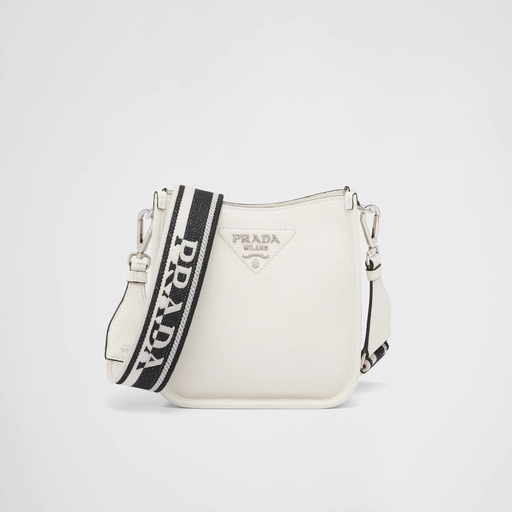 White PL mini shoulder bag