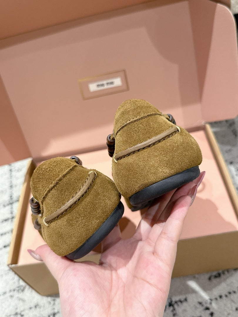 Olive Green Suede Tassel Loafers