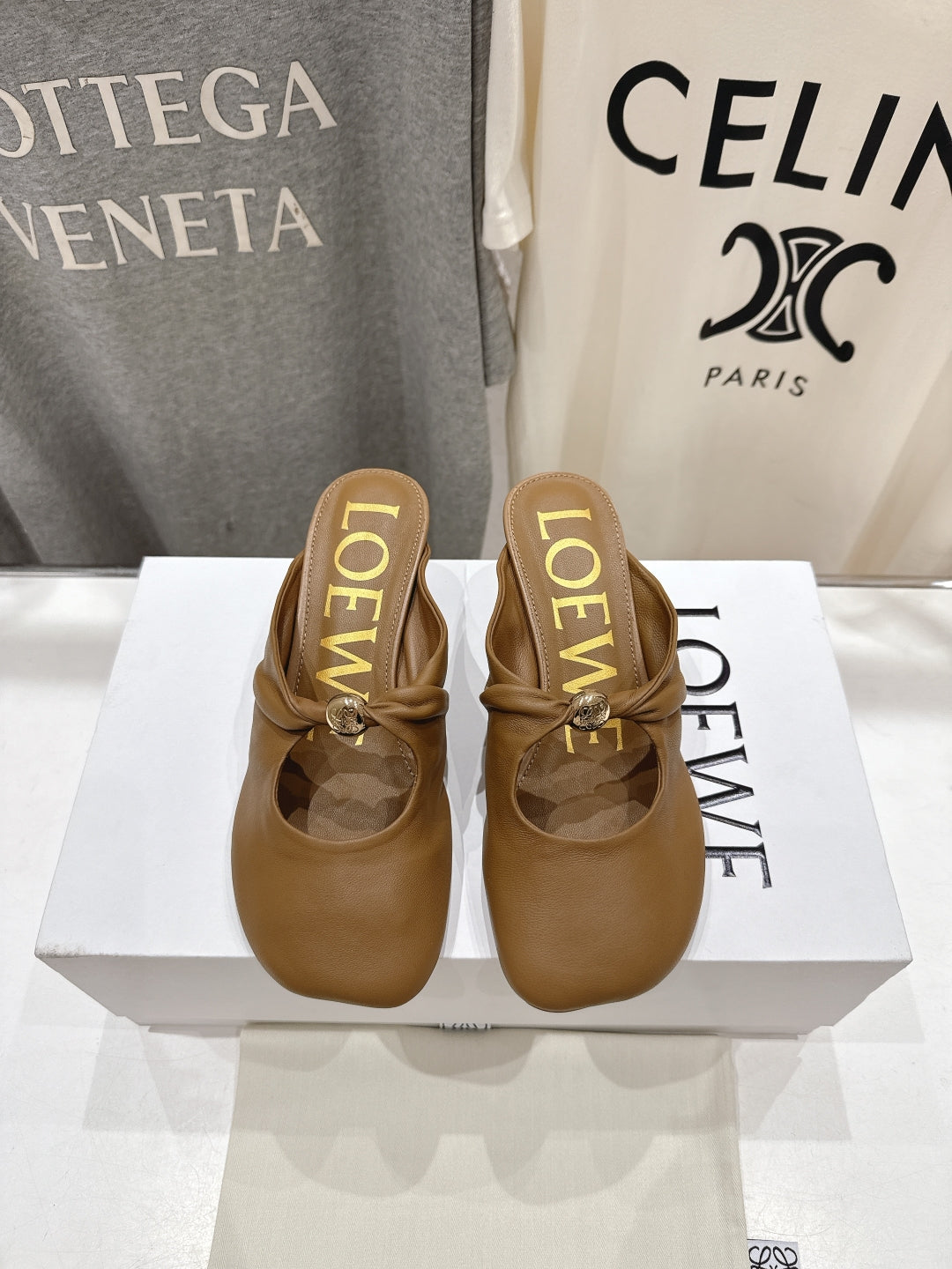 Oak Pebble Soft Mule