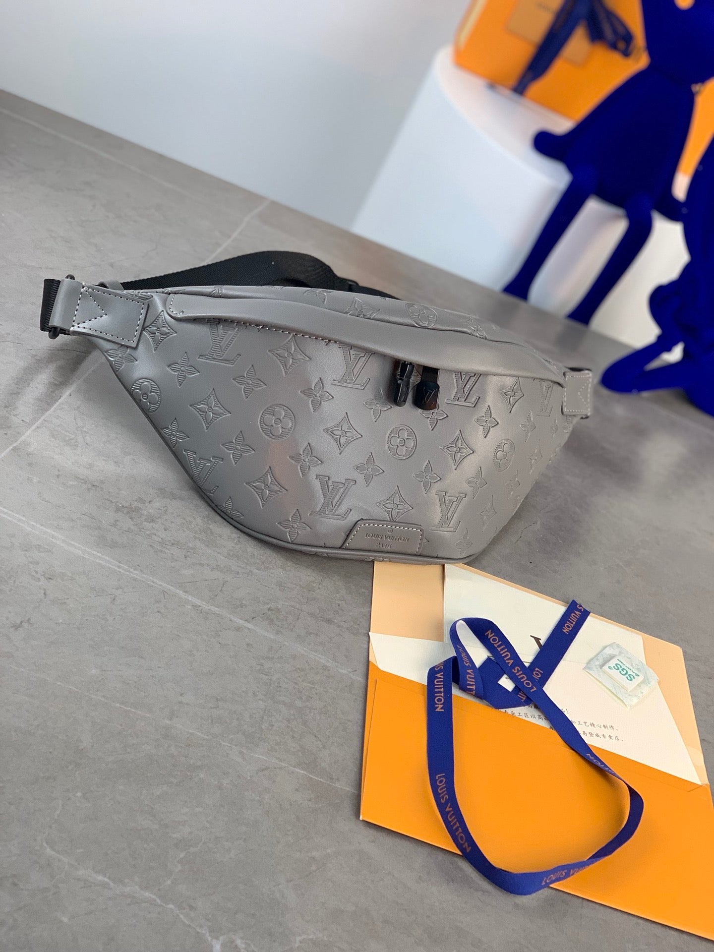 Gray DB bag