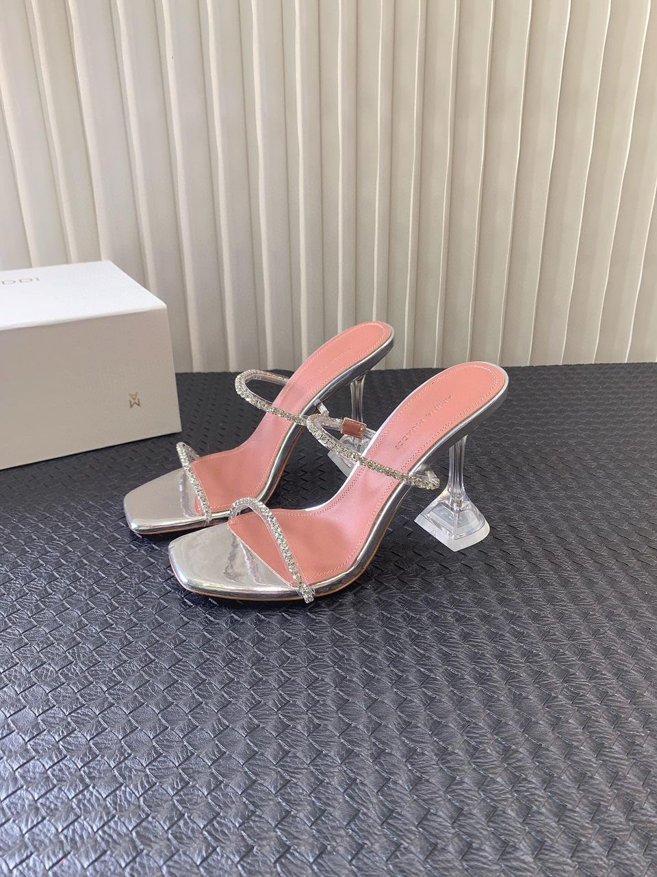 Silver Gilda Embellished Sandals